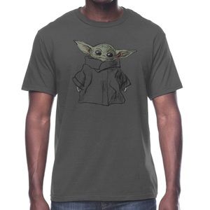 NWT Men’s Star Wars Officially Licensed Mandalorian The Child Crew Neck T-Shirt